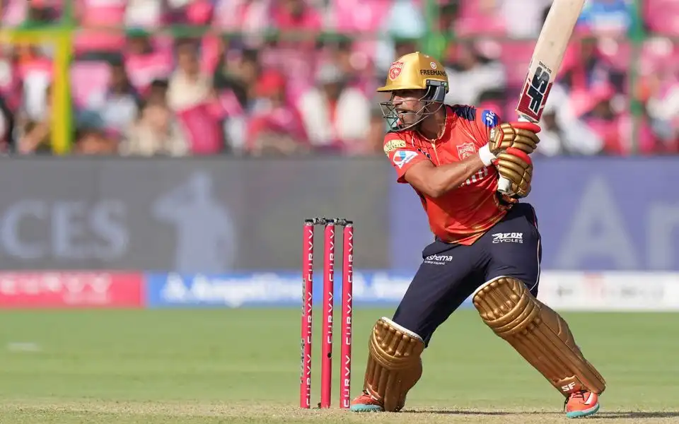 Shashank Singh in action during IPL 2025 [Source: @IPL/x]