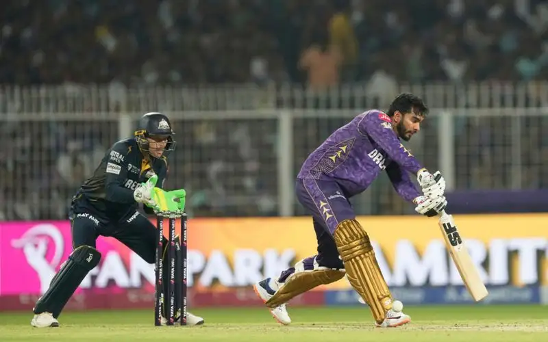 Venkatesh Iyer in action [Source: AP]