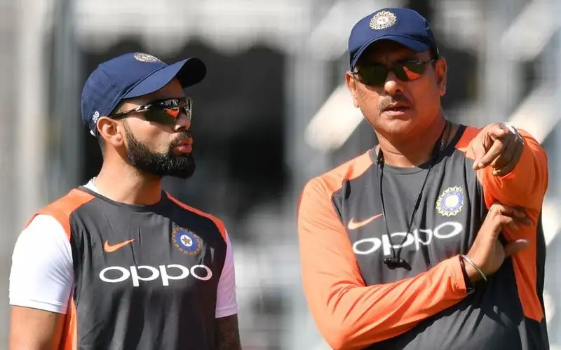 Ravi Shastri With Virat Kohli (Source: @BluntIndianGal/x.com)