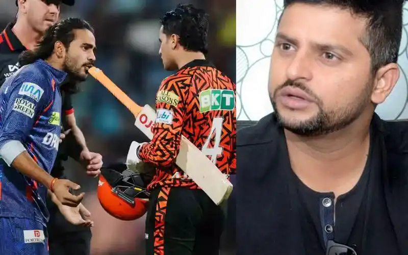 Suresh Raina slammed Digvesh Rathi [Source: @iplt20.com, @itsmesan99/x.com]