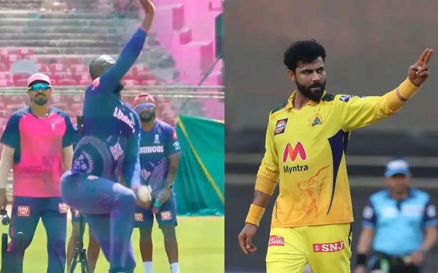 Jofra Archer Goes Full Ravindra Jadeja Mode During Training Session Before CSK vs RR Match