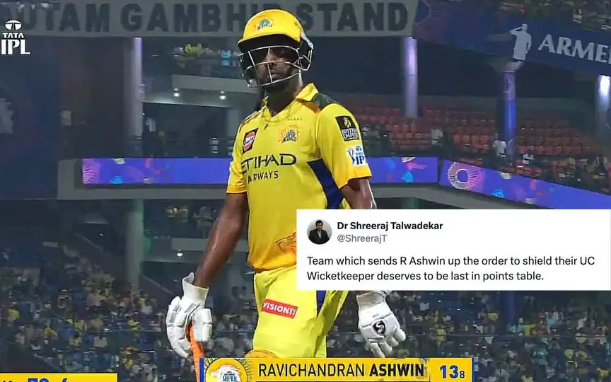 Fans puzzled with CSK's move [Source: @rcbfanfage, @ShreerajT/X.com]