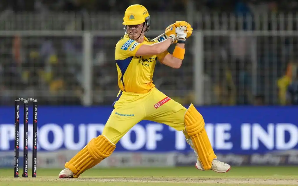 Dewald Brevis for CSK (Source: AP Photos)