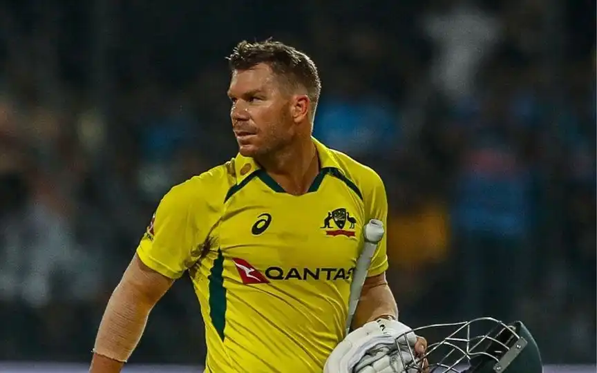 Australian left-handed opener David Warner (X.com/@amazingvideo01)