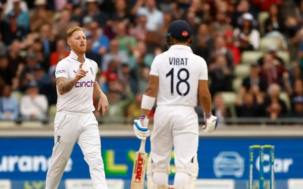 Ben Stokes sent text message to Virat Kohli [Source: Reuters]