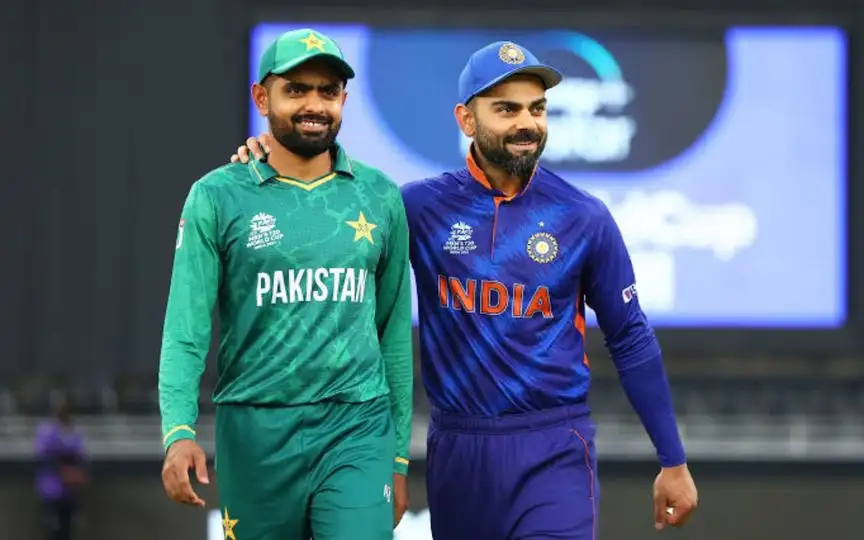 Virat Kohli and Babar Azam (Source:@RMZee_/,X.com)