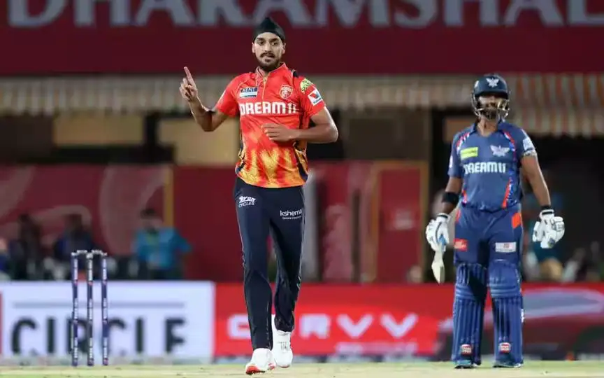 Arshdeep Singh in action during IPL 2025 [Source: IPLT20.COM]