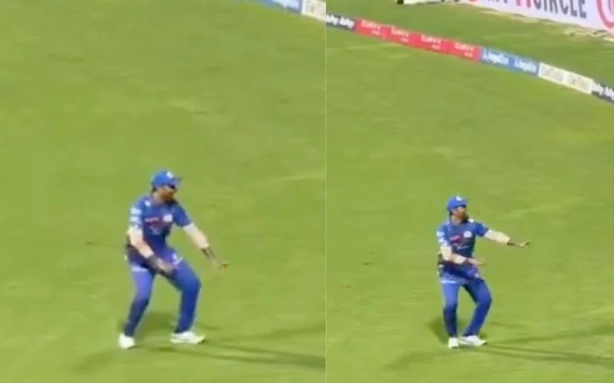 Suryakumar Yadav showcases his dance moves (Source:@rushiii_12,x.com)