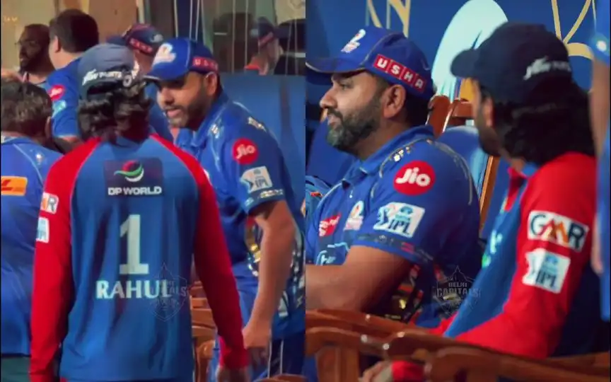 Rohit Sharma and KL Rahul's Chat (Source: @mufaddal_vohra/x.com)