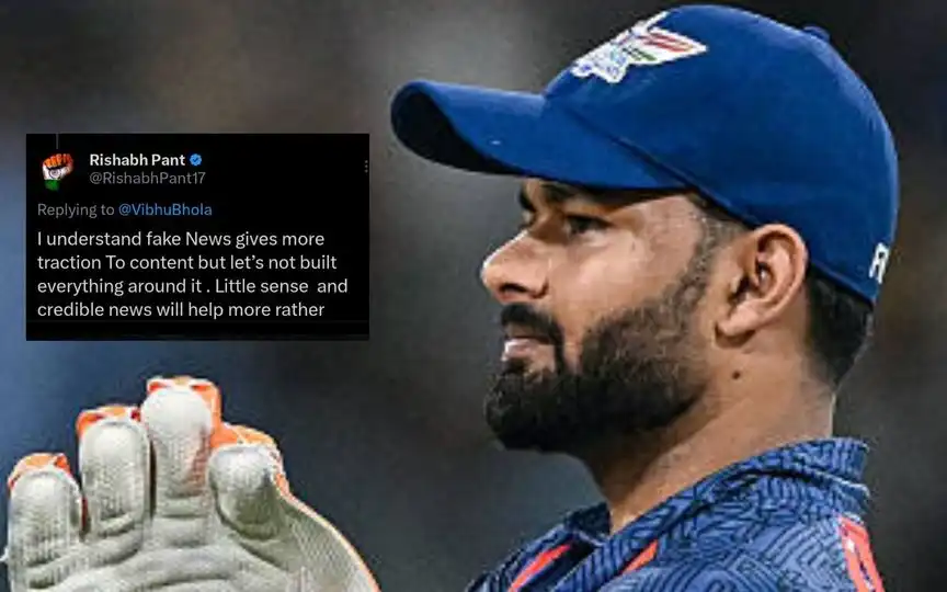 Rishabh Pant - (Source : @Johns/X.com)