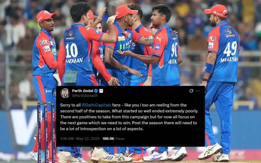 Parth Jindal's Apology To Fans (Source: @SATISHMISH78/x.com, @ParthJindal11/x.com)