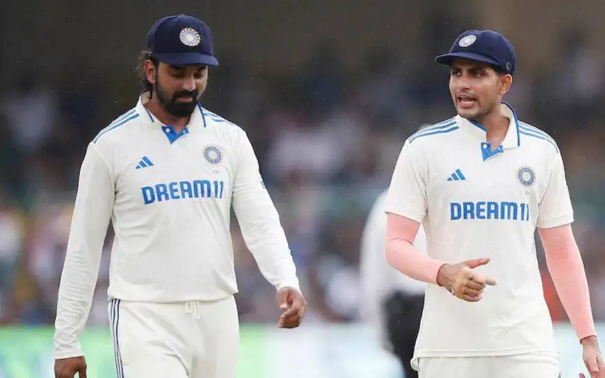 KL Rahul and Shubman Gill (Source:@cricadda07,x.com)