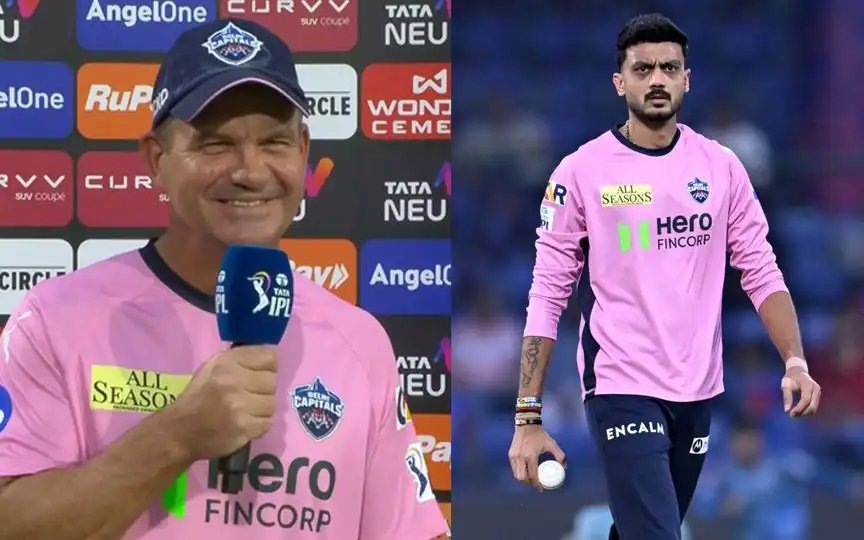 Matthew Mott and Axar Patel [Source: @the_hindu/X]