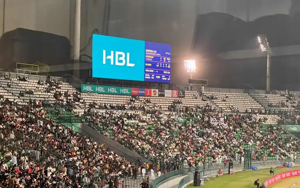 Gaddafi Stadium in Lahore [Source: @shahroozahmadd/x]