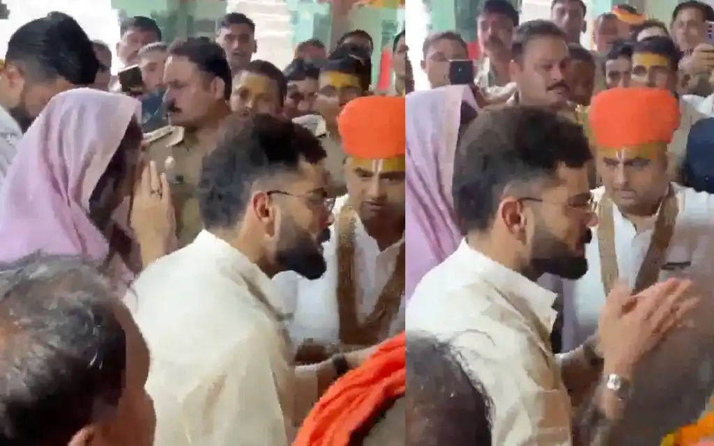 Virat Kohli and wife Anushka Sharma (Source:@ANI, x.com)
