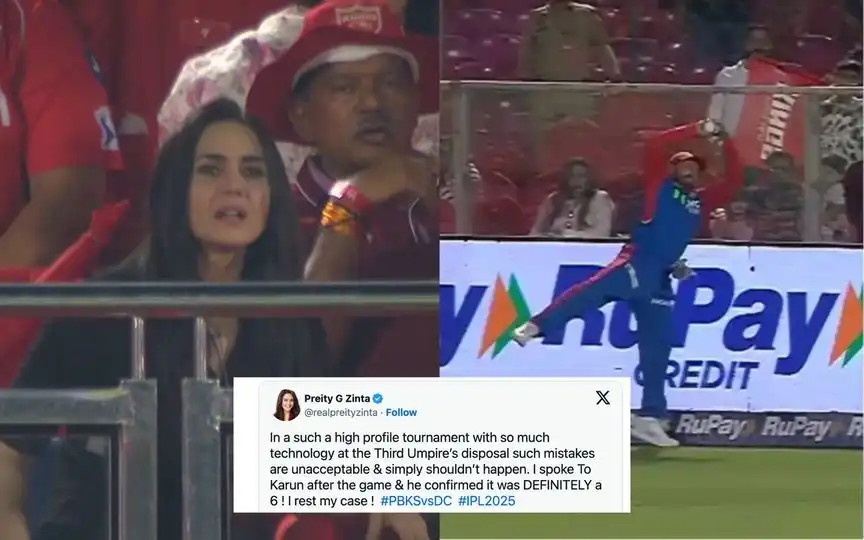 "Spoke To Karun..." PBKS Owner Preity Zinta Lashes Out At Umpires After 'Controversial' Six