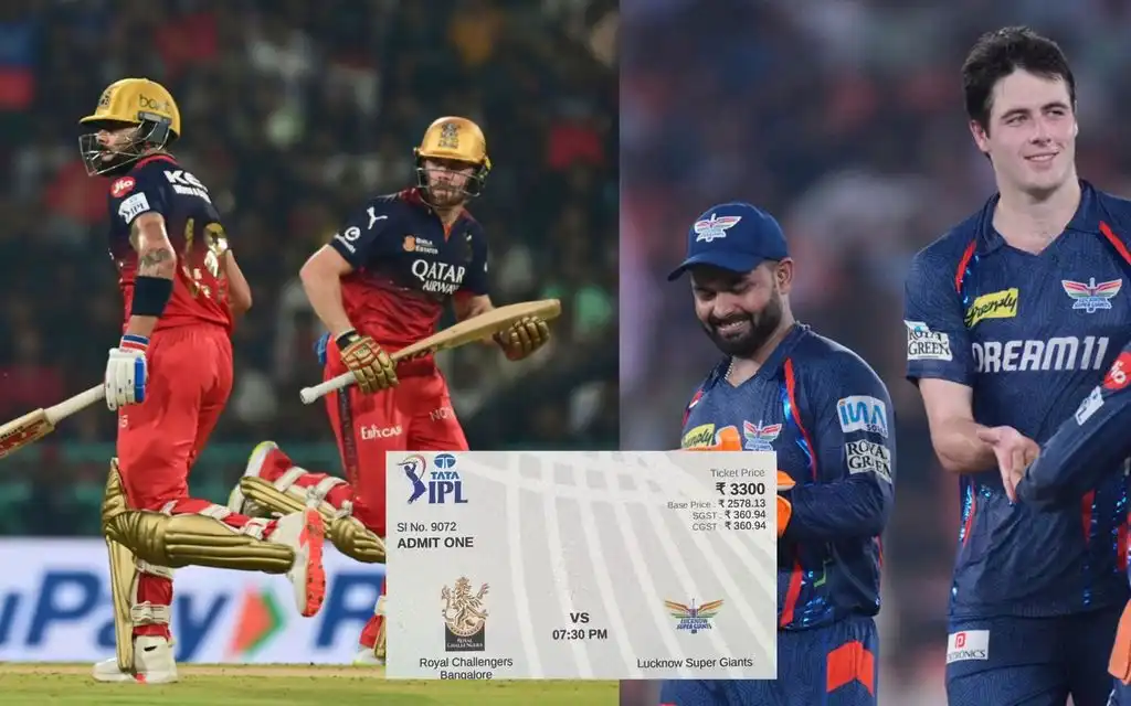 RCB vs LSG Tickets (Source: AP)
