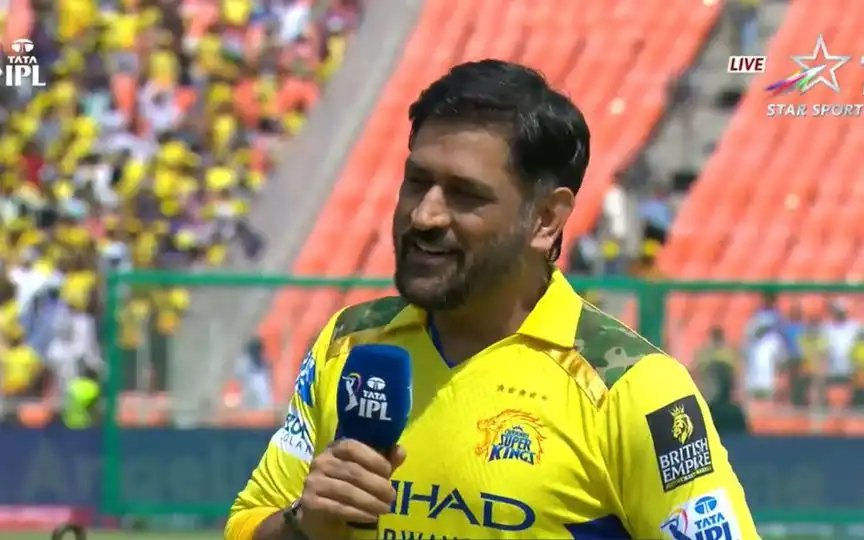 MS Dhoni - (Source : @Johns/X.com)