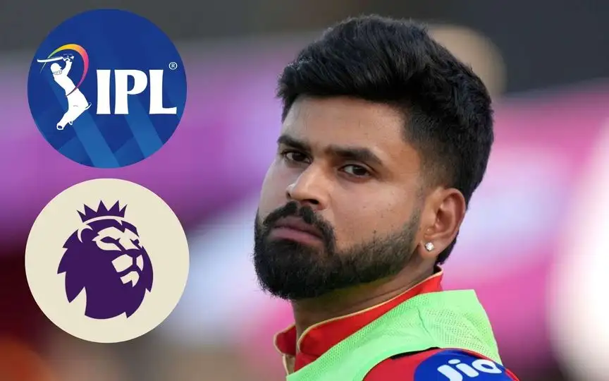 Shreyas Iyer compares IPL to EPL [Source: @XBrianDennis, @mufaddal_vohra, @IPL/X.com]