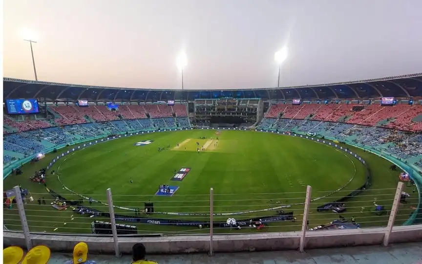 इकाना स्टेडियम, लखनऊ [Source: @lucknow_updates/X]