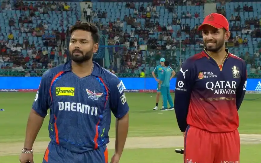 Rishabh Pant and Jitesh Sharma at toss (Screengrab/Hotstar)