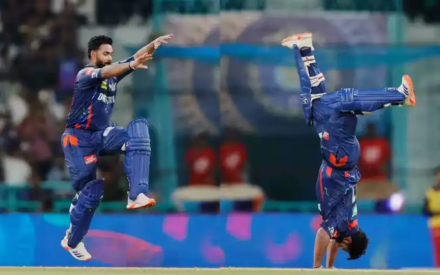 Rishabh Pant's celebration went viral [Source: @iplt20.com]