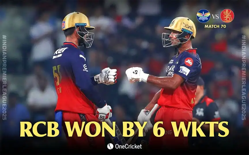 LSG vs RCB [Source: OneCricket]