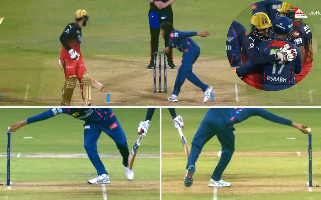 Mankad drama unfolds in IPL 2025 [Source: @Cric_Freak01, @CricCrazyJohns/X.com]