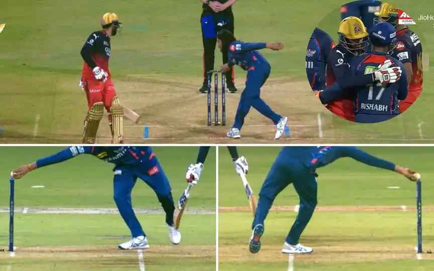 Mankad drama unfolds in IPL 2025 [Source: @Cric_Freak01, @CricCrazyJohns/X.com]