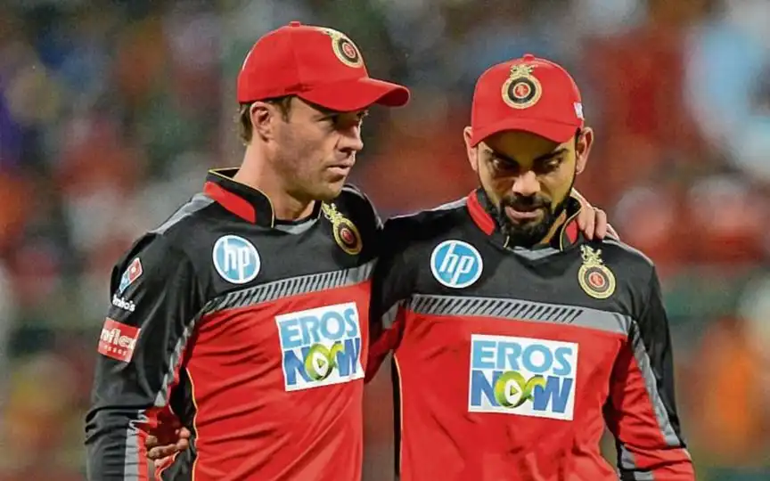 AB de Villiers and Virat Kohli [Source: @WorshipRohit/X]