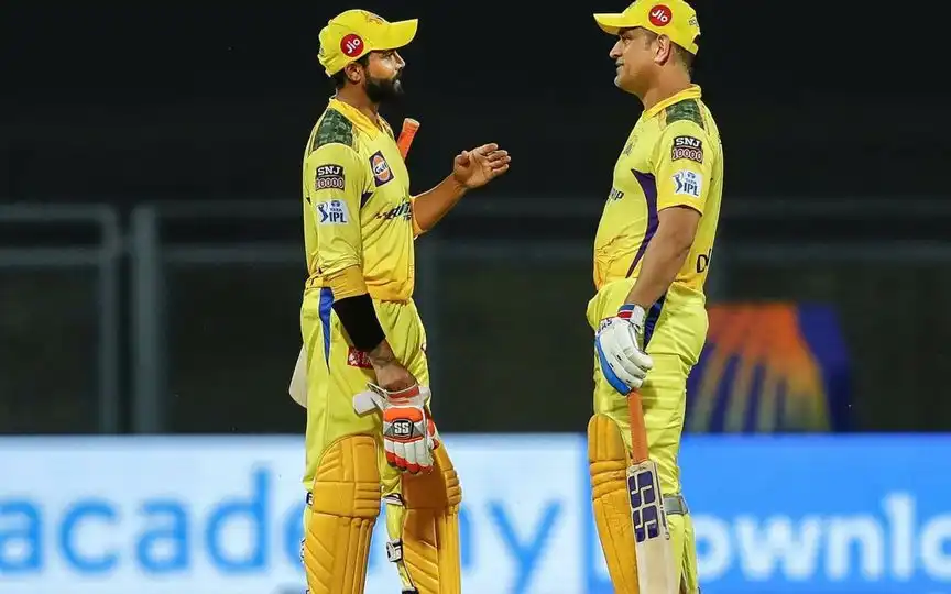 Jadeja And Dhoni - (Source : @Johns/X.com)
