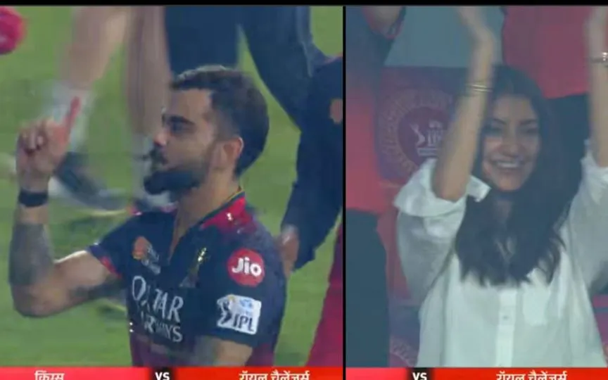 Virat Kohli and Anushka Sharma - (Source : @Johns/X.com)