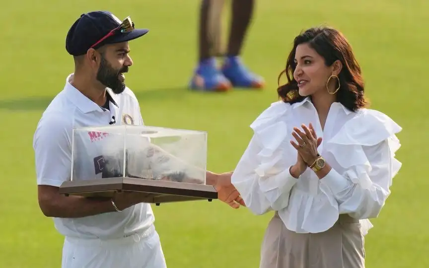 Virat Kohli with wife Anushka Sharma (AP Image)
