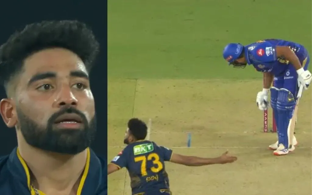 Mohammed Siraj and Rohit Sharma [Source: @CricCrazyJohns, @imkevin149/x.com]