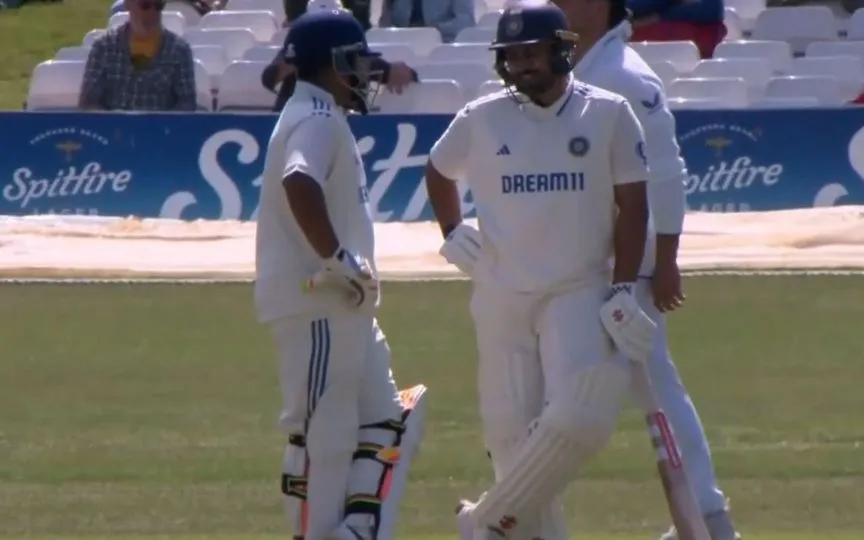 Sarfaraz Khan and Karun Nair for India A (Source: @lightningspeedk/X.com)