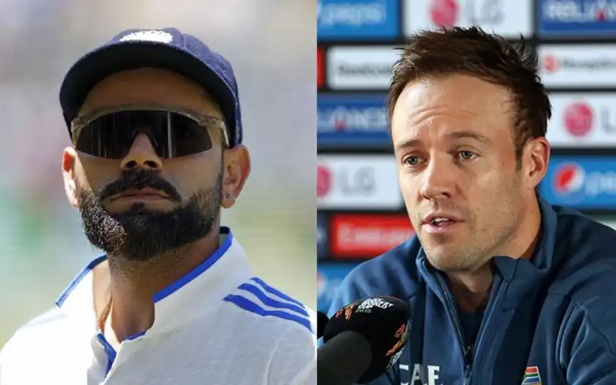 Virat Kohli and AB de Villiers [Source: @mufaddal_vohra/X]