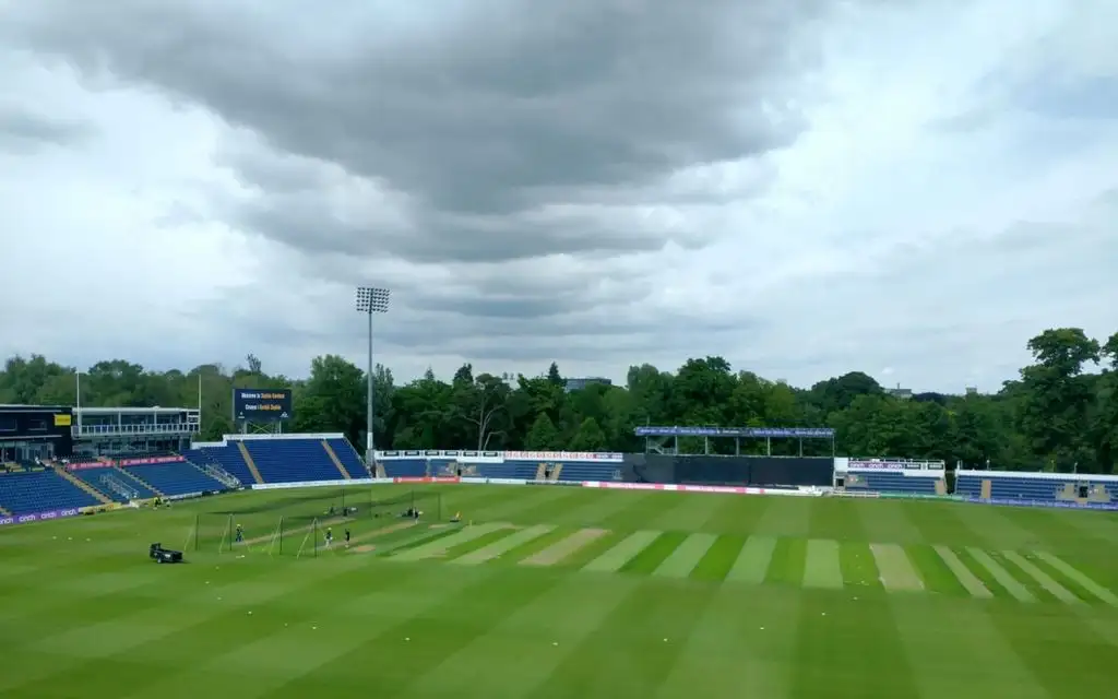 Sophia Gardens pitch and weather report for ENG vs WI 2nd ODI [Source: @Gloscricket/x.com]