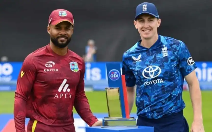 England will take on West Indies in 2nd ODI at Cardiff. [Source -  MBESportHQ/x.com]