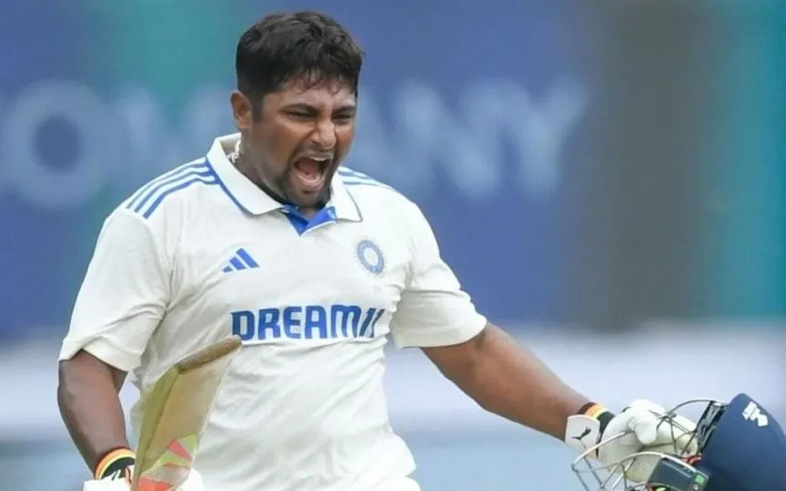 Sarfaraz Khan. [Source - JeetN25/x.com]