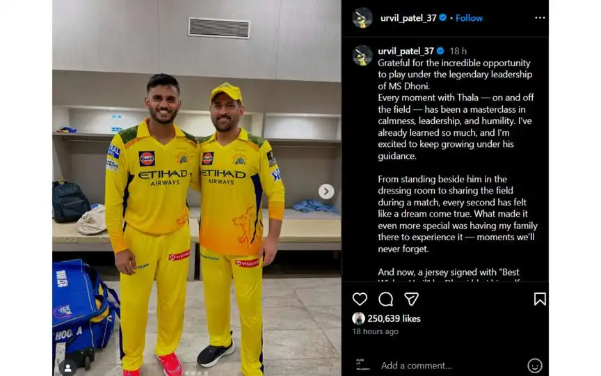 Urvil Patel's Instagram post [Source: @urvil_patel_37/Instagram.com]