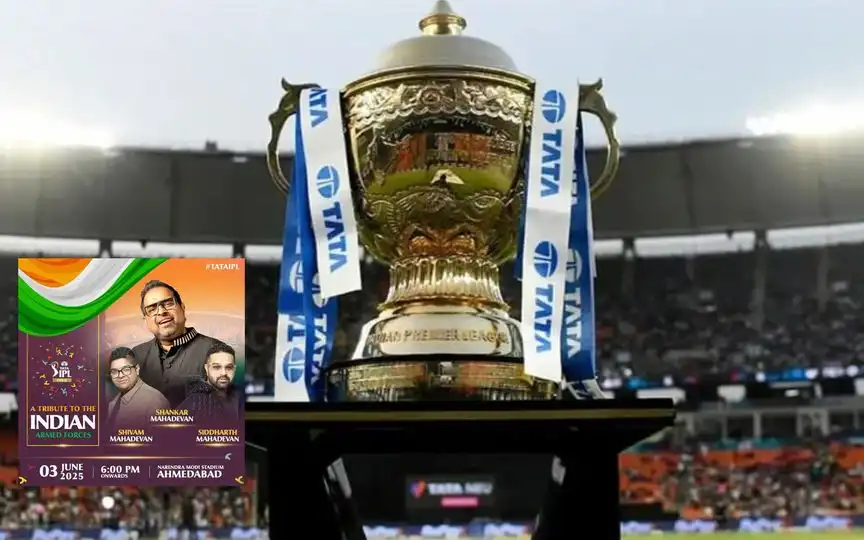 IPL 2025 closing ceremony (Source:@incricketteam,x.com)