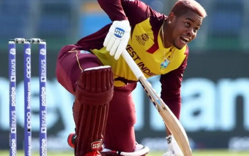 Shimron Hetmyer for WI (Source: @Sportskeeda/X.com)
