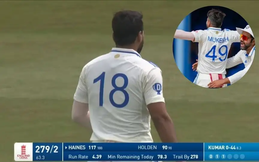 Mukesh Kumar Wears Retired Virat Kohli's Jersey Number '18,' Leads To Fan Outrage