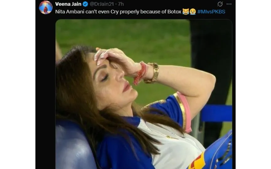 Nita Ambani [Source: @Drjain21/X]