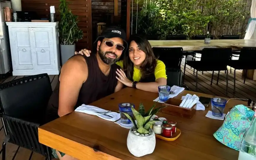 Rohit Sharma's wife, Ritika Sajdeh (X.com)