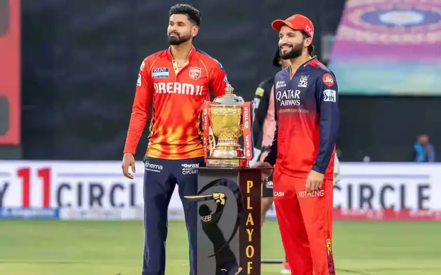 PBKS and RCB captains Shreyas Iyer and Rajat Patidar [Source: IPLT20.COM]