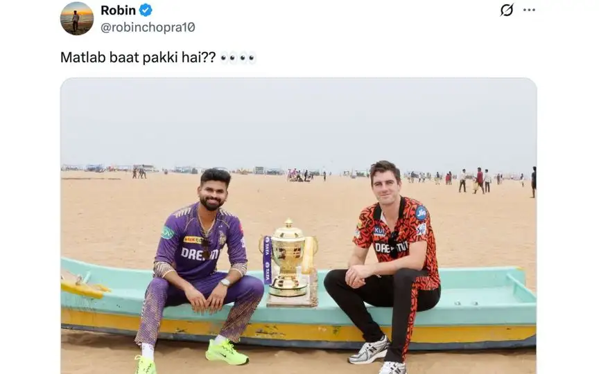 Fan tweet [Source: @robinchopra10/X.com]