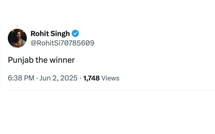 Fan tweet [Source: @RohitSi70785609/X.com]