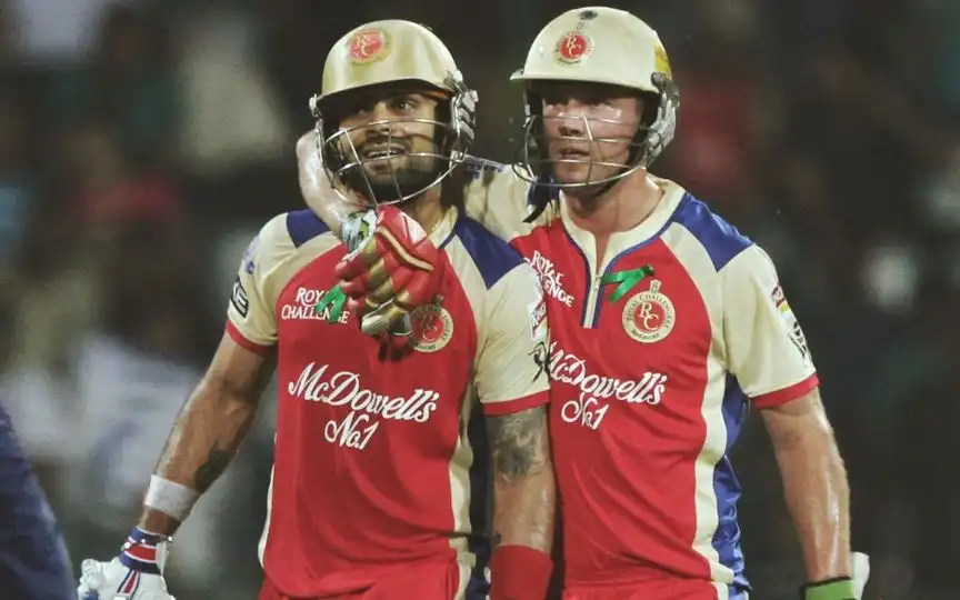 AB De Villiers wishes good luck to Virat Kohli for IPL 2025 final [Source: @LokeshVirat18K/X.com]