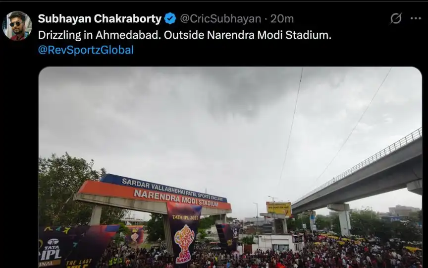 Narendra Modi Stadium - (Source :@RevSportz)